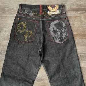Southpole skull baggy jeans